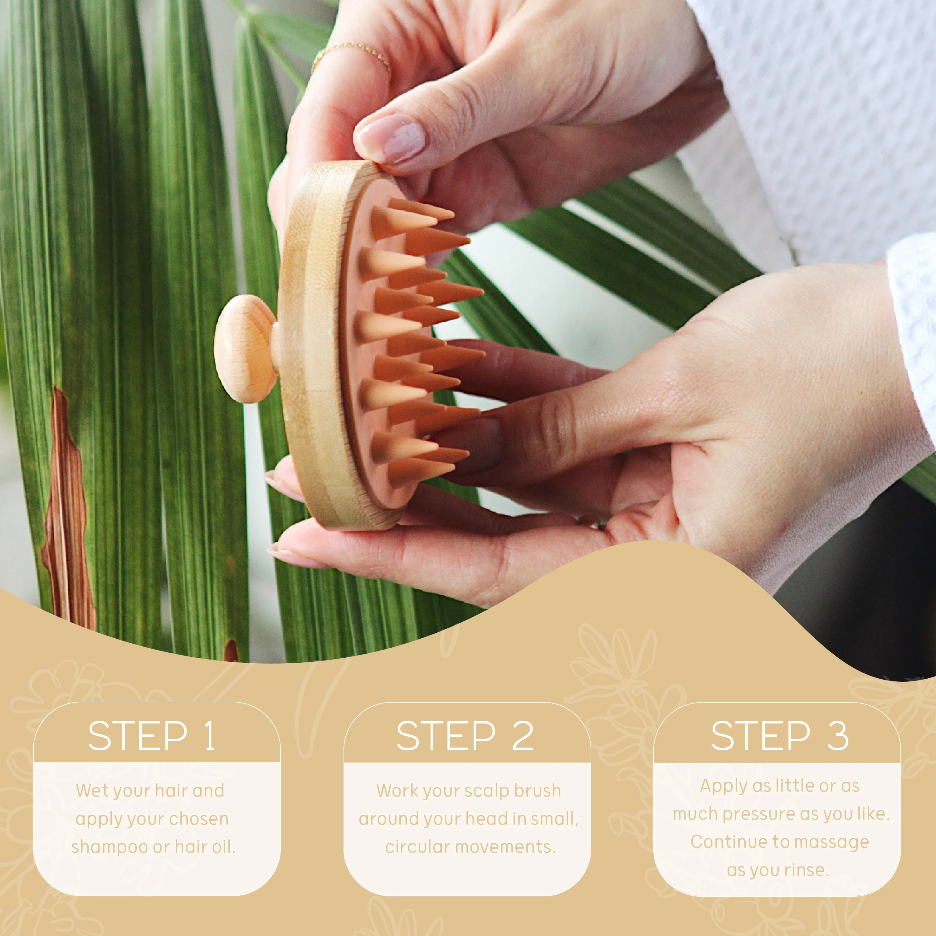 Bamboo Scalp Massager - Image 6