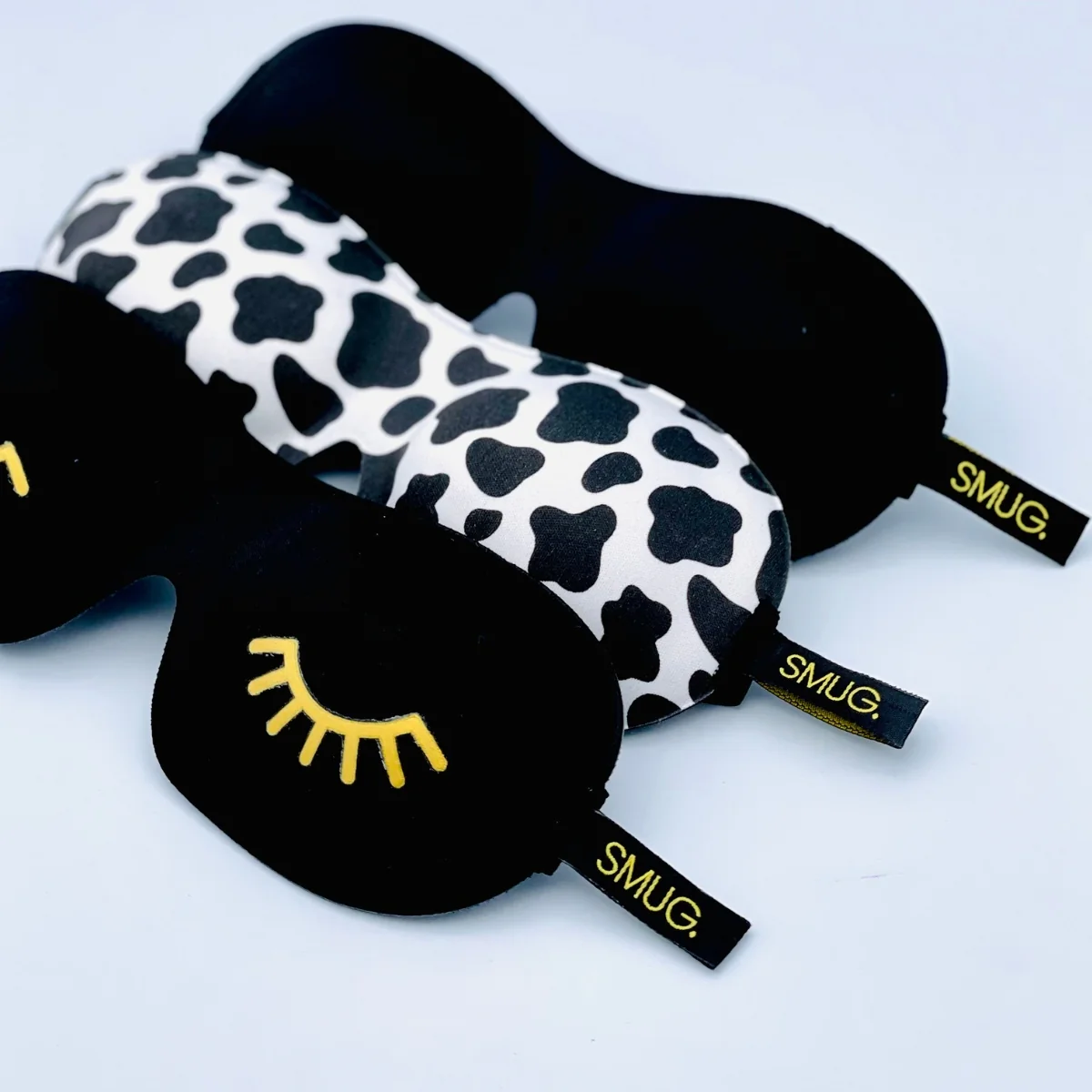 Contoured 3D Blackout Sleep Mask - Black - Image 4
