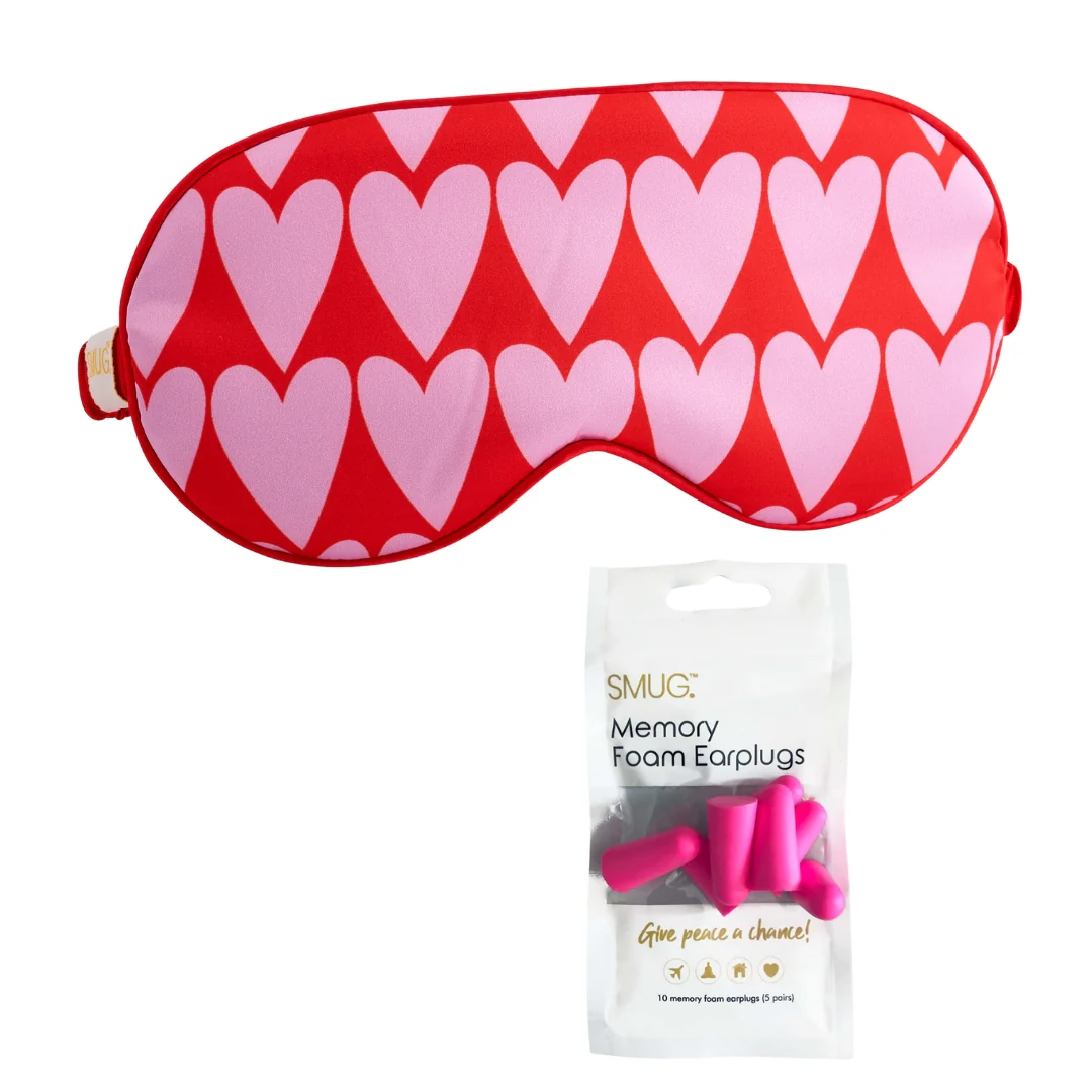 Satin Sleep Mask - Longheart Print - Image 6