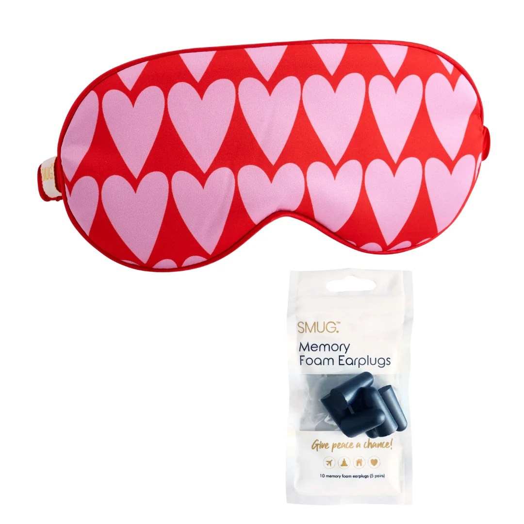 Satin Sleep Mask - Longheart Print - Image 7