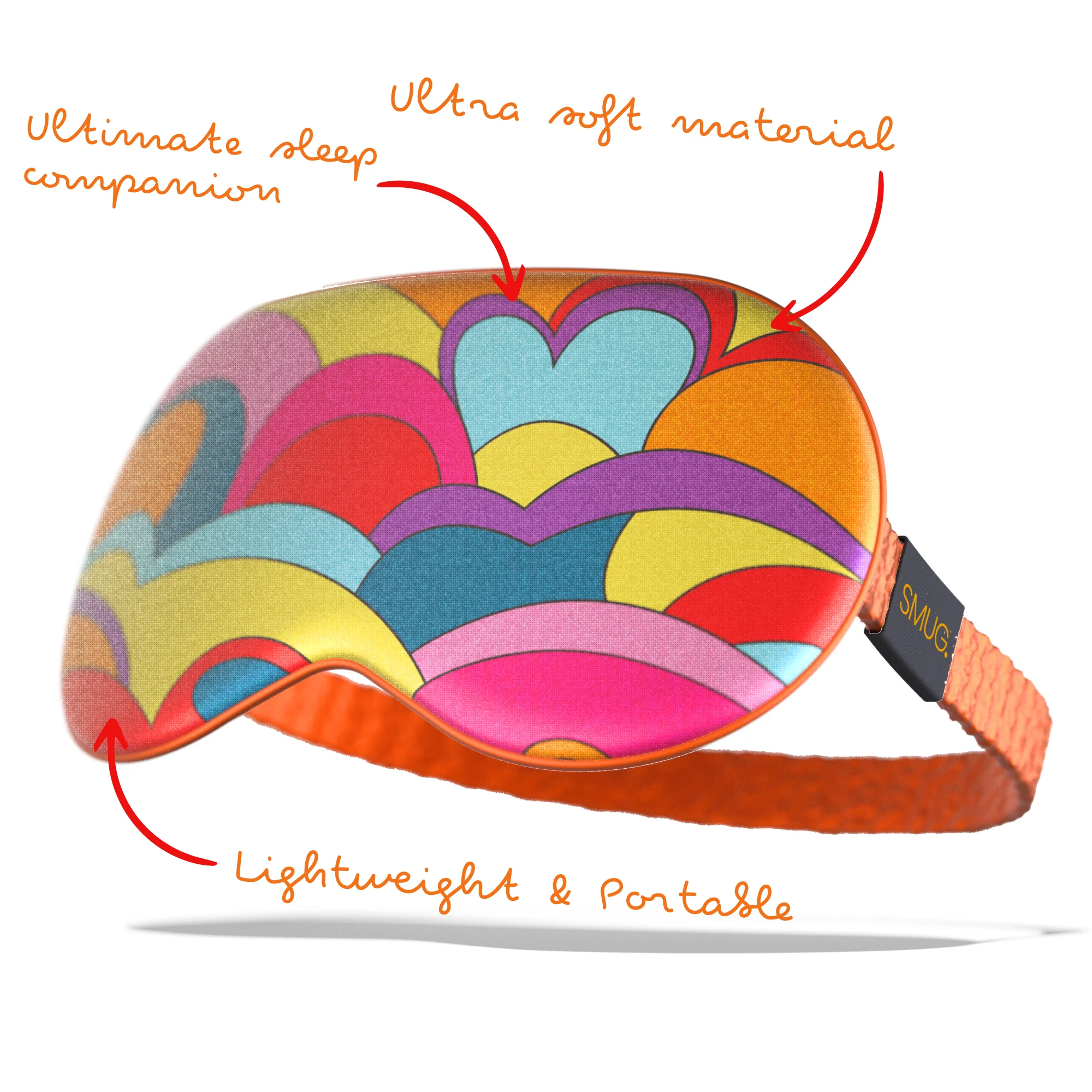 Satin Sleep Mask - Lucy in the Sky Print - Image 5