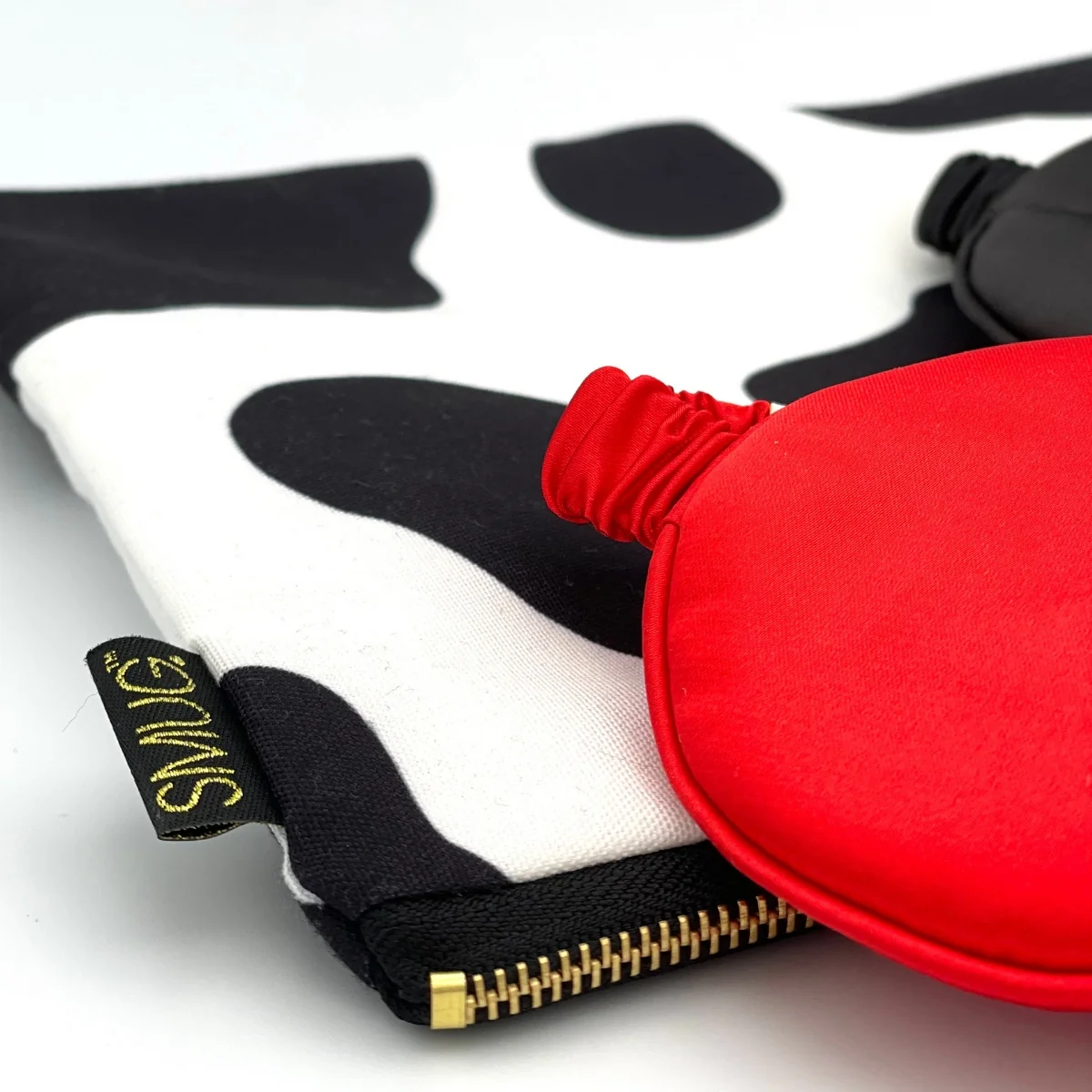 Satin Sleep Mask - Red - Image 4
