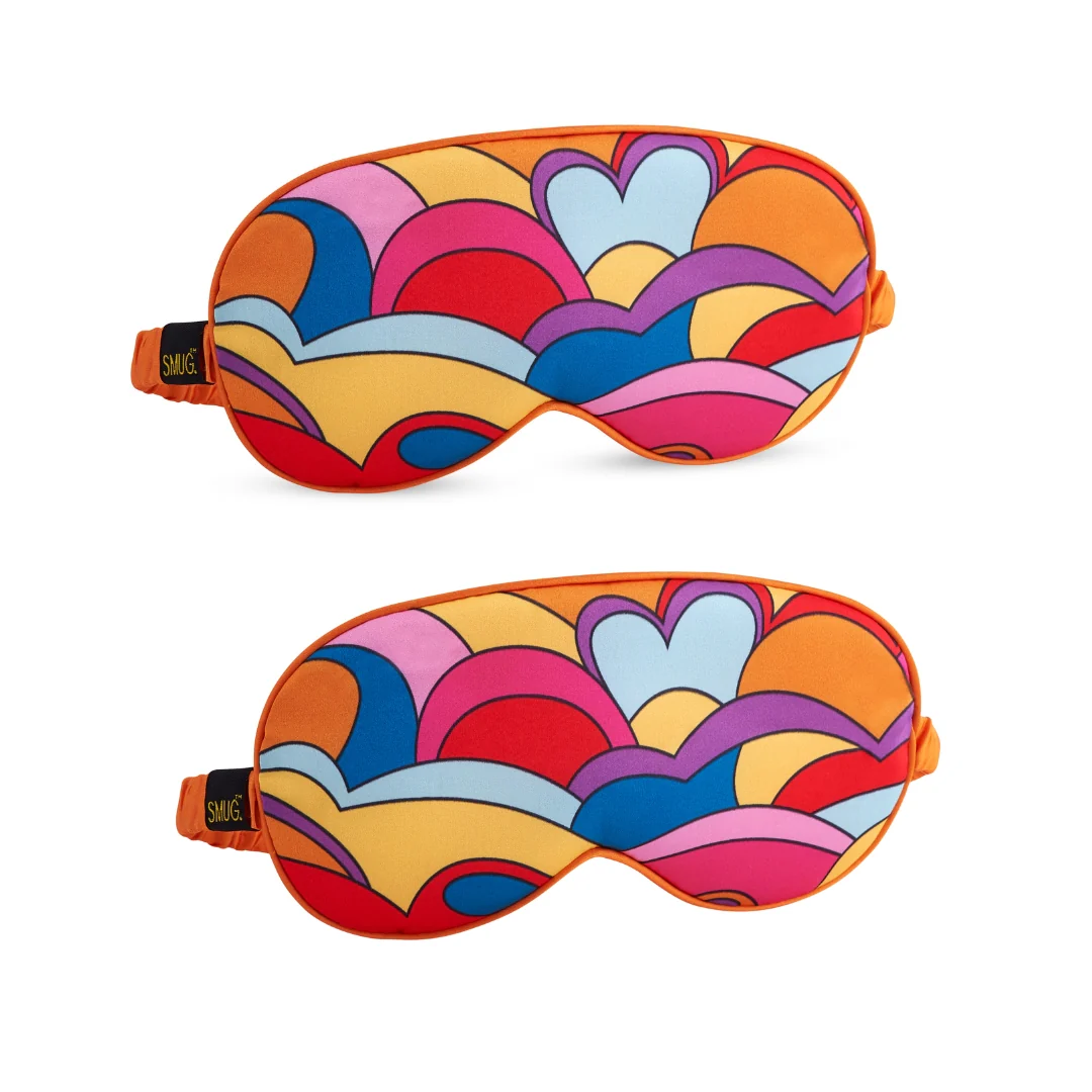 Satin Sleep Mask Twin Pack Sets - Various Designs - Image 13