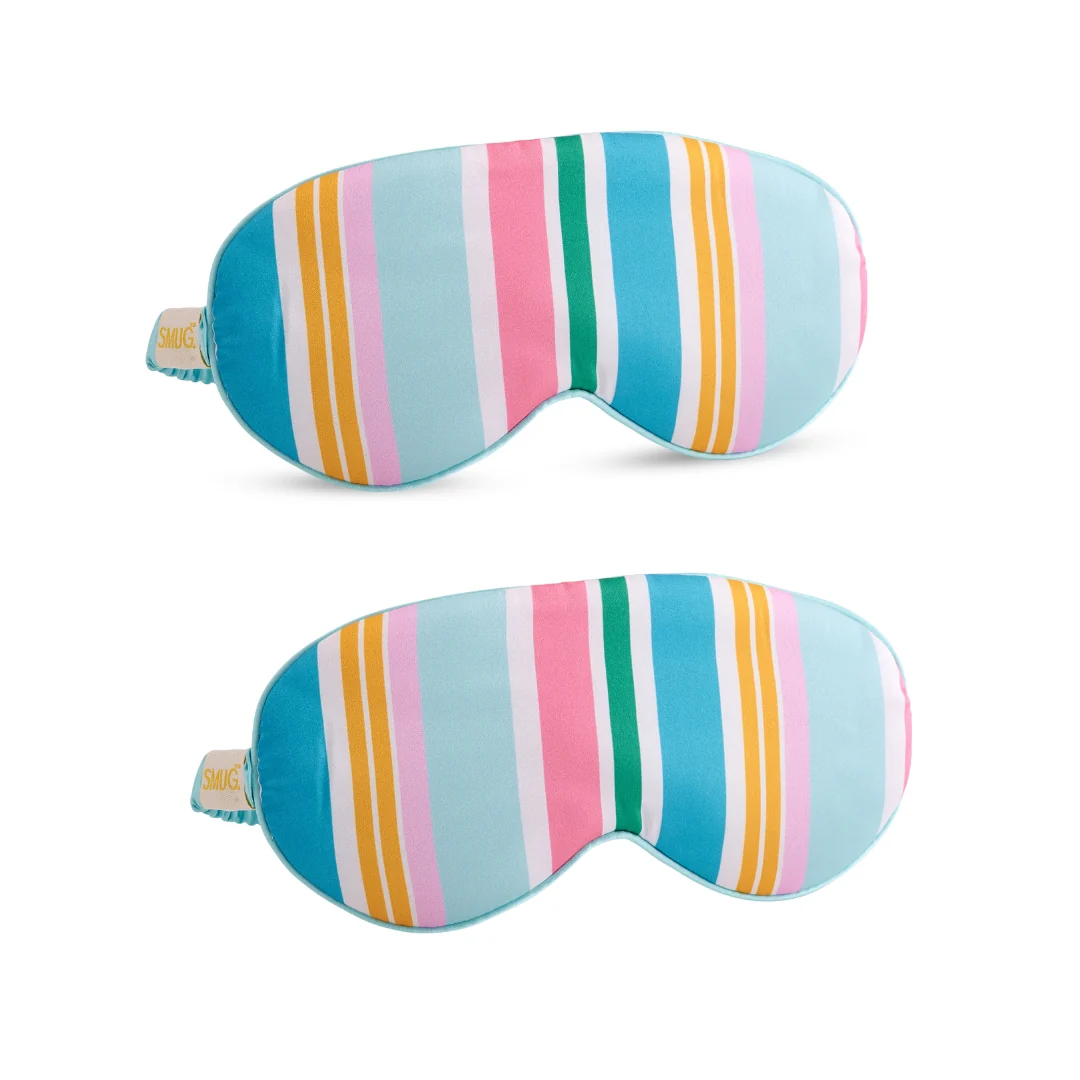 Satin Sleep Mask Twin Pack Sets - Various Designs - Image 27