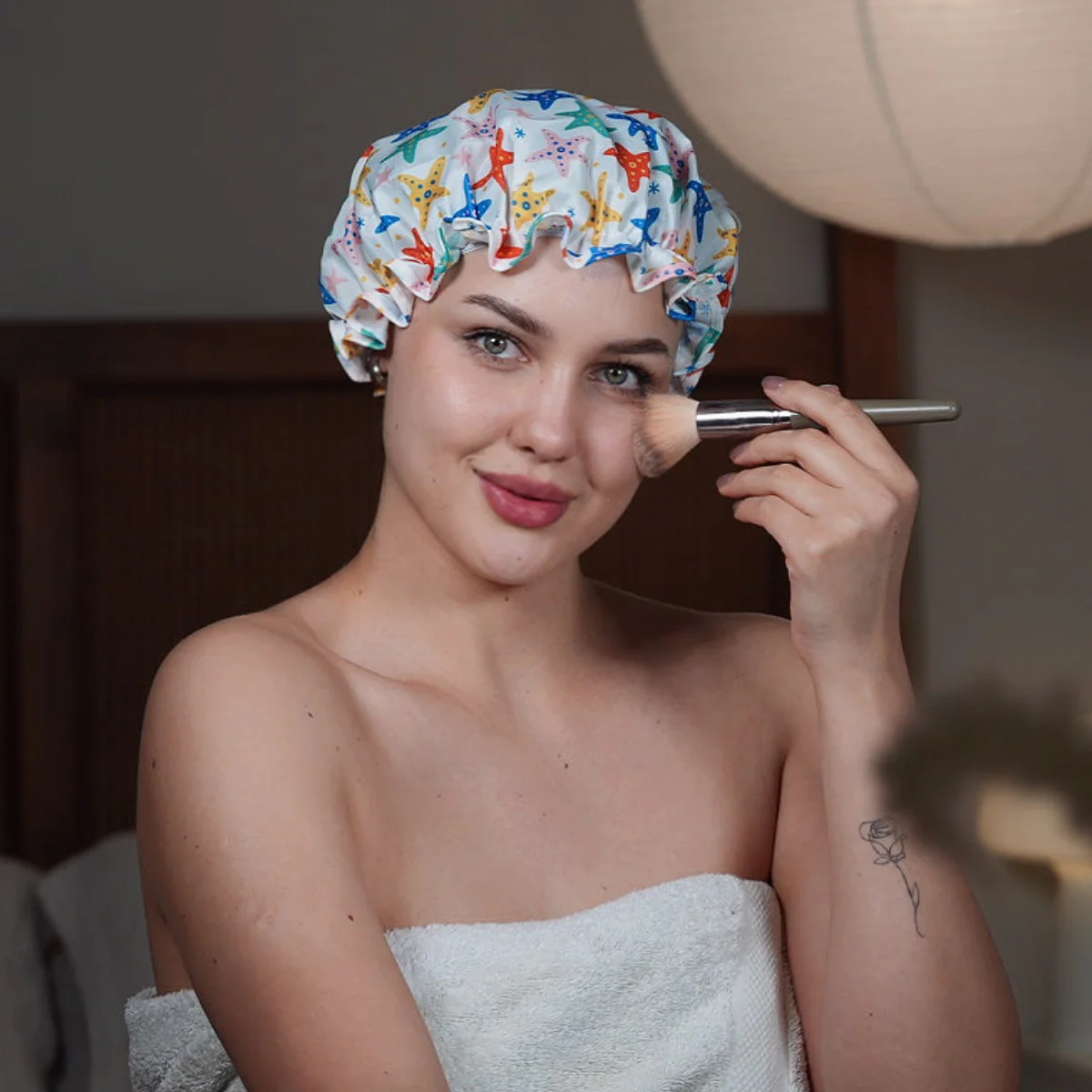 Shower Cap - Starfish Print - Image 3
