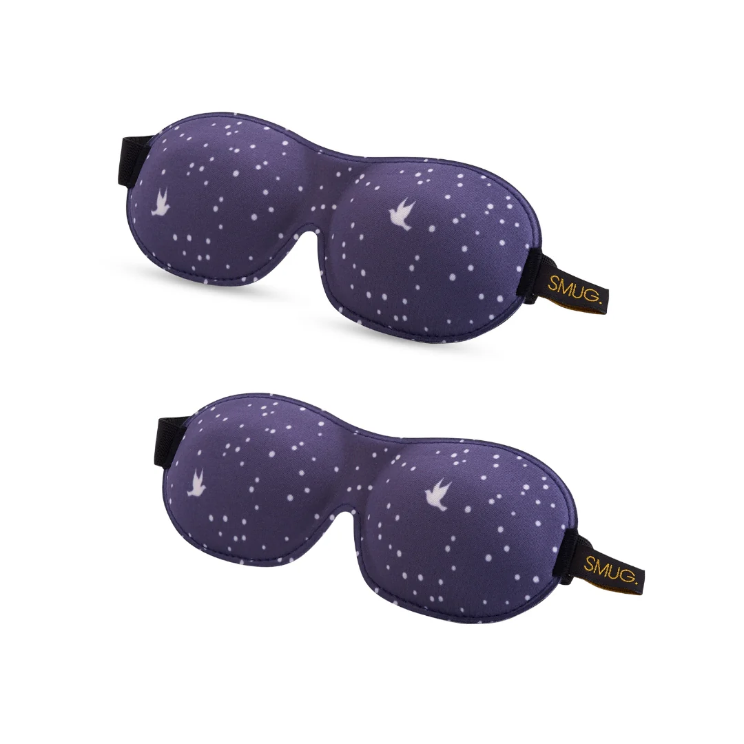 Contoured Sleep Mask Twin Pack Sets - Various Designs - Image 13
