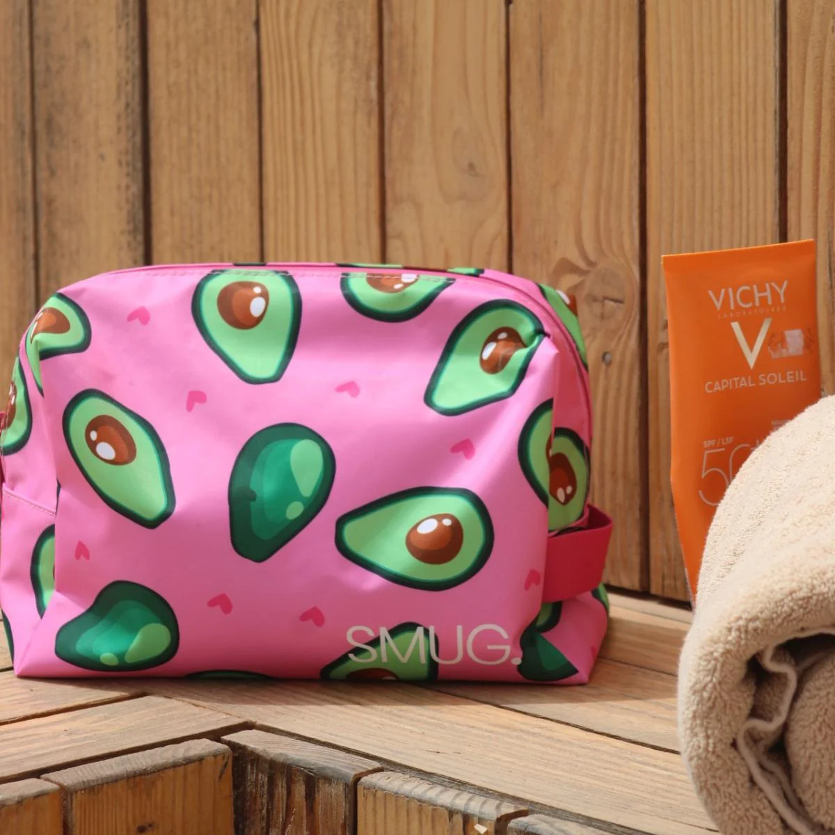 Wash Bag - Avocado Print - Image 3