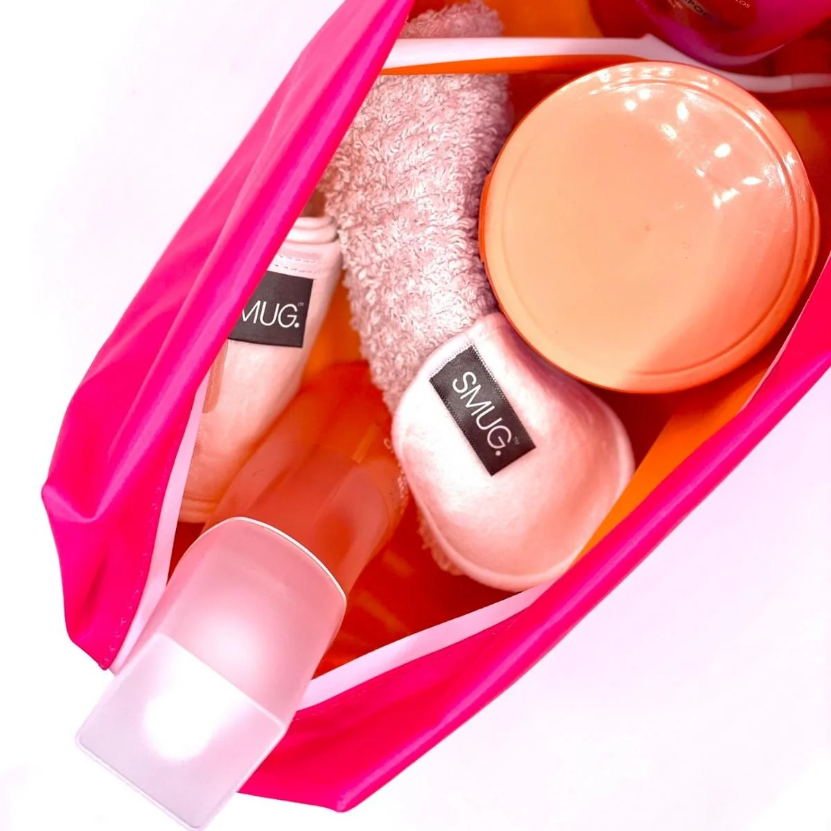 Wash Bag - Bright Pink - Image 4